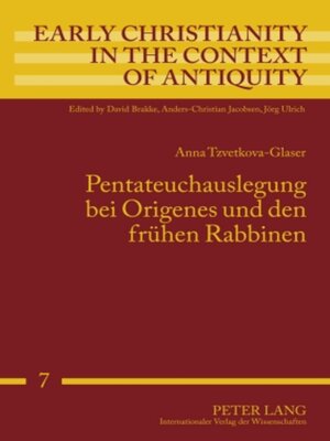 cover image of Pentateuchauslegung bei Origenes und den frühen Rabbinen